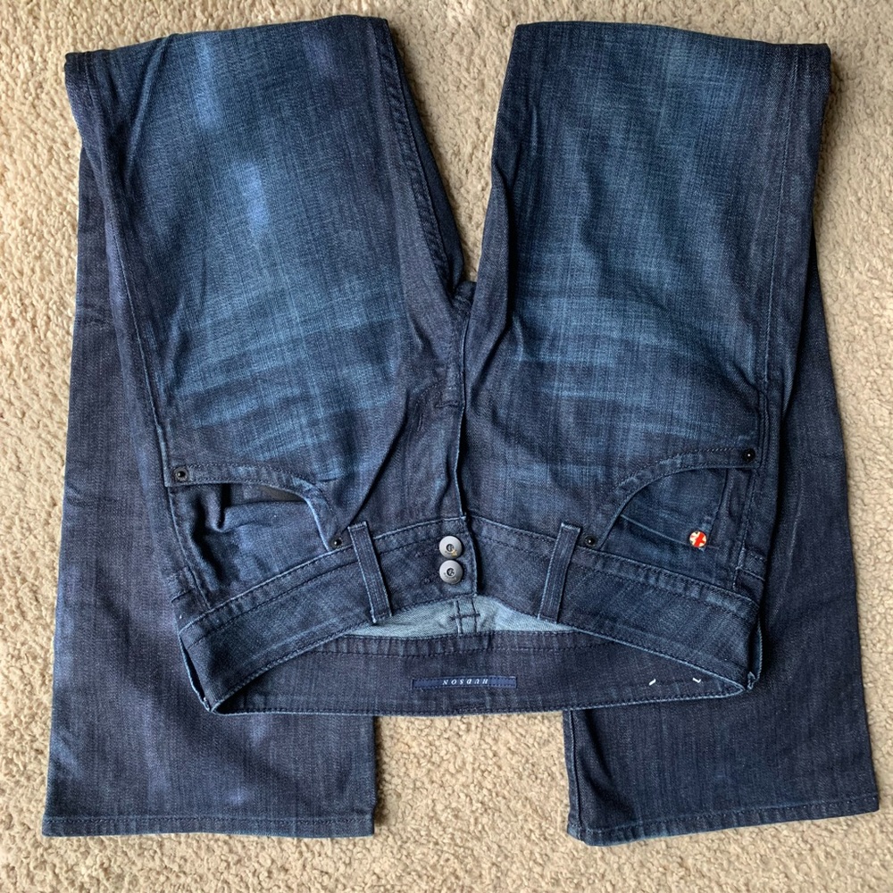 Hudson boot cut jeans petite signature